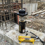 Rebar at building site